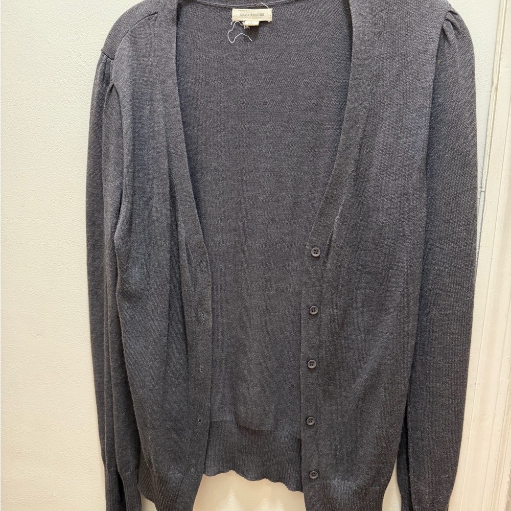 Zenana Outfitters Charcoal Cardigan Sweater